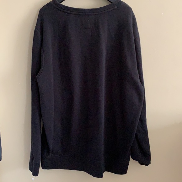 Calvin Klein Black Crewneck Logo Sweatshirt - Picture 4 of 4